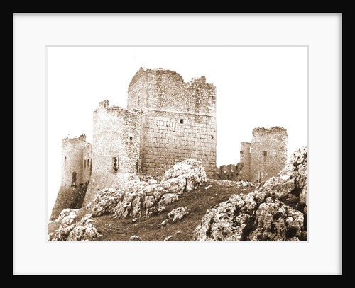 Castle, Castelvecchio Calvisio, L'Aquila, Abruzzo by Anonymous