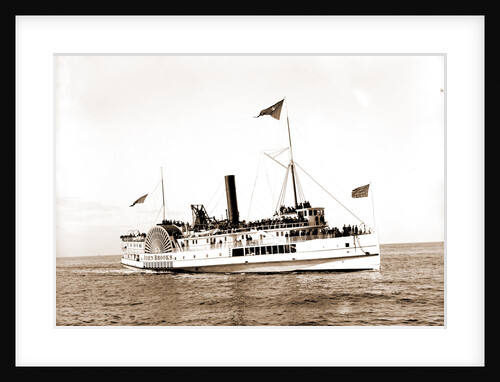 John Brooks (Side wheeler), 1890 by Anonymous
