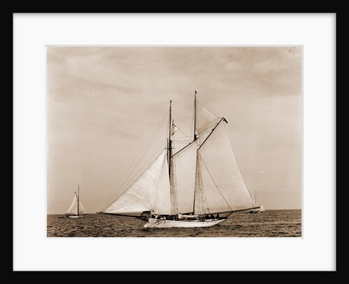 Monhegan, August 1, 1890, Monhegan (Yacht) by Anonymous