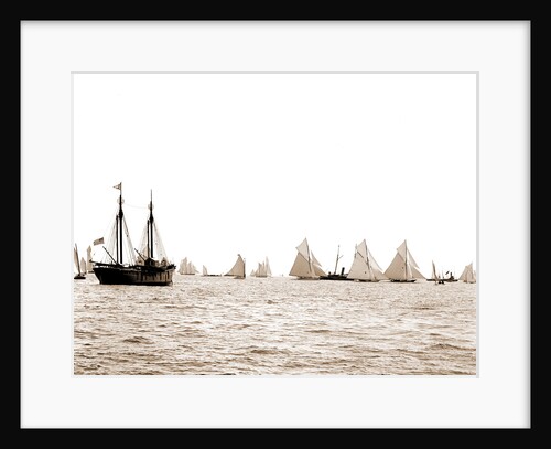 Start, 46-footers, Goelet Cup Race, Regattas, 1891 by Anonymous