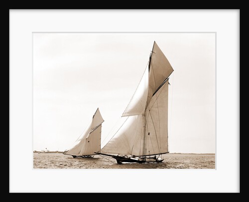 Gracie and Barbara, Goelet Cup Race, Gracie (Yacht) by Anonymous