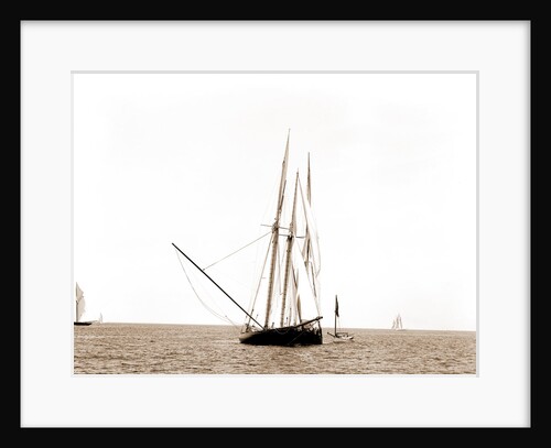 Gracie and Volunteer foul, Gracie (Yacht) by Anonymous