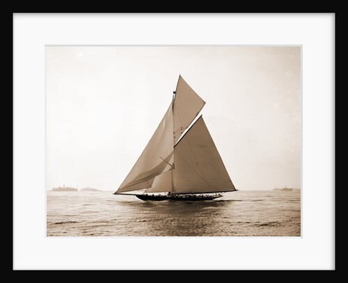 Valkyrie nearing outer mark by Henry Greenwood Peabody