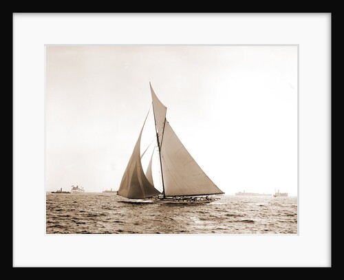 Vigilant rounding outer mark, Vigilant (Yacht) by Anonymous