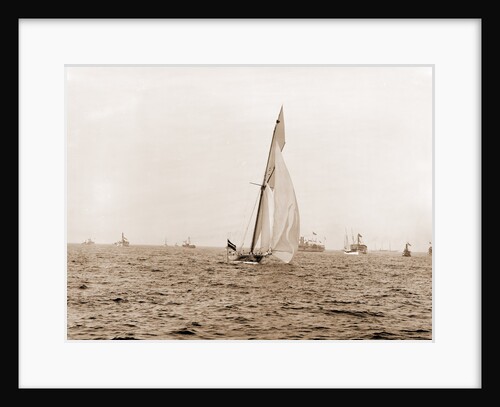 Valkyrie rounding outer mark, Valkyrie II (Yacht) by Anonymous