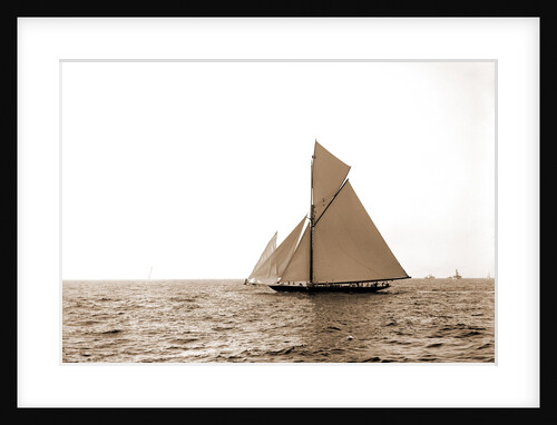 Valkyrie rounding outer mark, Valkyrie II (Yacht) by Anonymous