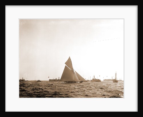 Finish of the Valkyrie, Valkyrie II (Yacht) by Anonymous
