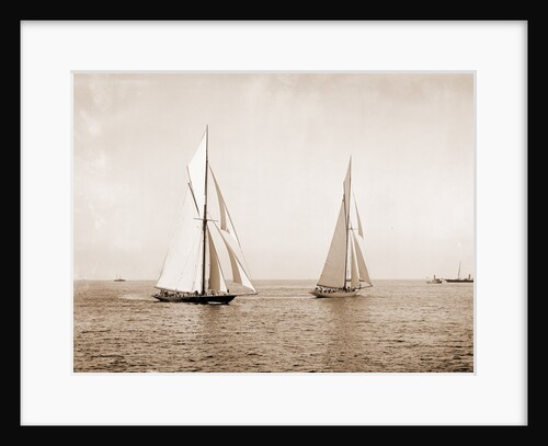 Maneuvering for start by Henry Greenwood Peabody