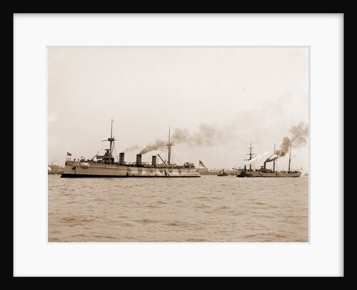 Kaiserin Augusta and Seeadler, German ships, Kaiserin Augusta (Ship), 1890 by Anonymous