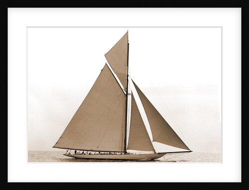 Columbia before the start, Columbia (Sloop), 1899 by Anonymous
