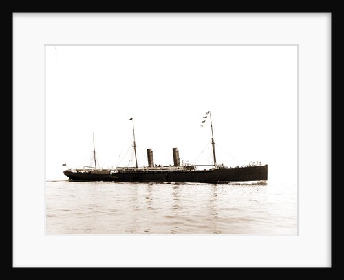 Steamer Servia, Cunard Line, Servia (Ocean liner), 1899 by Anonymous