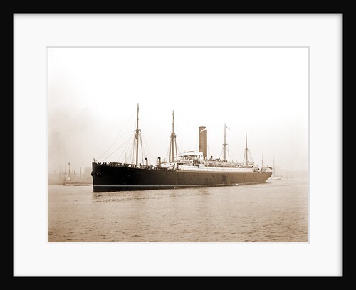 Saxonia, Cunard Line, Saxonia (Steamship), 1900 by Anonymous
