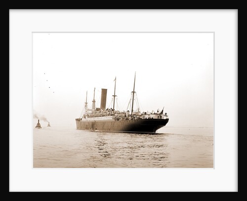 Saxonia, Cunard Line, Saxonia (Steamship), 1880 by Anonymous