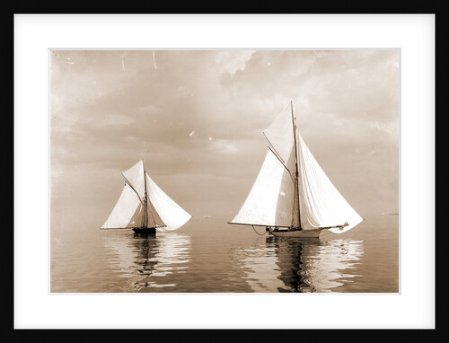 A drifting match, Rosalind and Beetle by Henry Greenwood Peabody