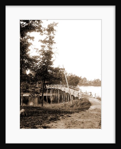 Bridge between Hogsback and Belleview Island, Lake Orion by Anonymous