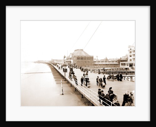 Board walk near the casino, Atlantic City by Anonymous
