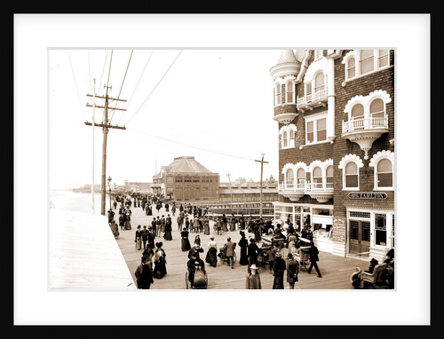 Board walk near the casino, Atlantic City by Anonymous