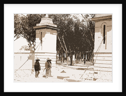 Hacienda Salinas, draw bridge by Anonymous