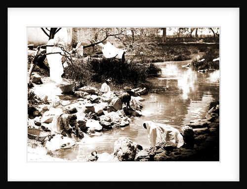 Washing at the hot springs, Jackson by Anonymous