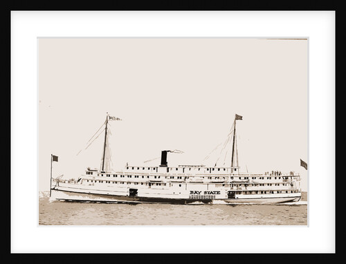 Steamer Bay State, Stebbins by Anonymous