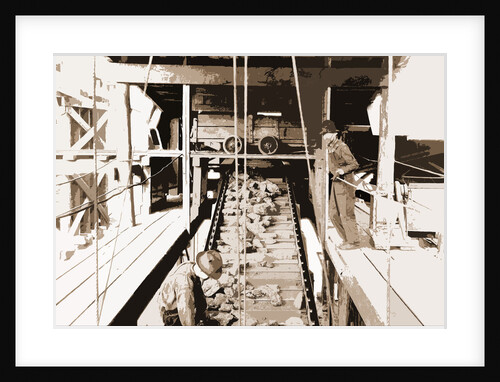 All coal picked clean of laminated coal, Ore industry by Anonymous