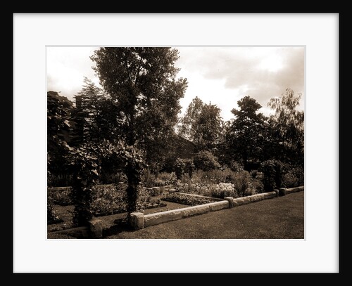 Garden and arbor, residence of Mrs. Franklin H. Walker by Anonymous