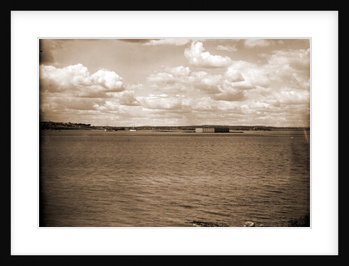 Fort Gorges in harbor, Portland by Anonymous