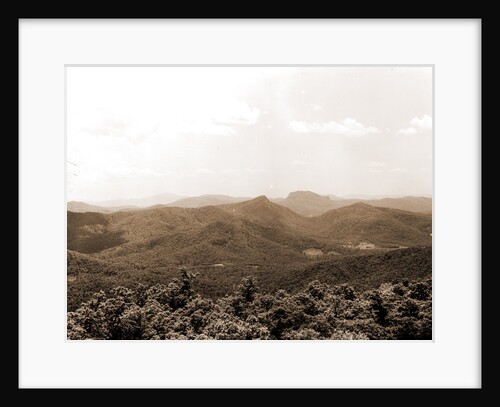 Blue Ridge from Mt. Toxaway, Sapphire by Anonymous