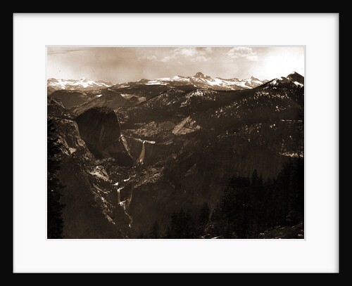 The high Sierras from Glacier Point, Jackson by Anonymous
