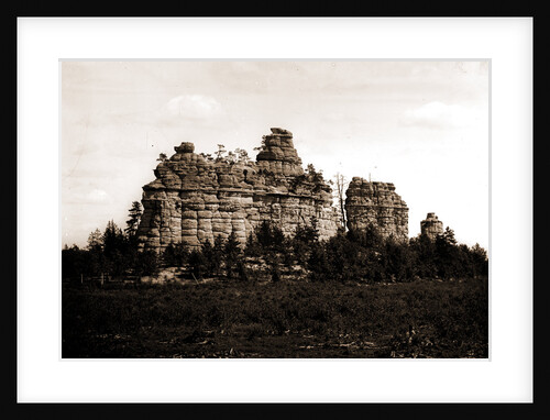 Castle rocks, Camp Douglass sic by Anonymous