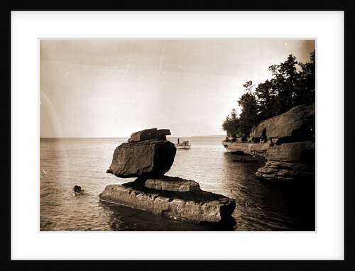 Rock in Apostle Islands, Lake Superior by Anonymous