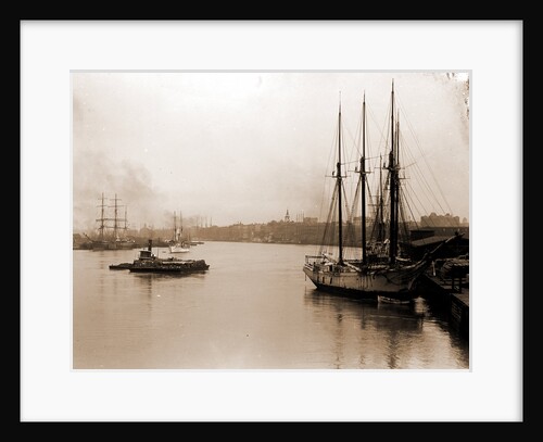 Savannah River from steamship wharf, Savannah by Anonymous