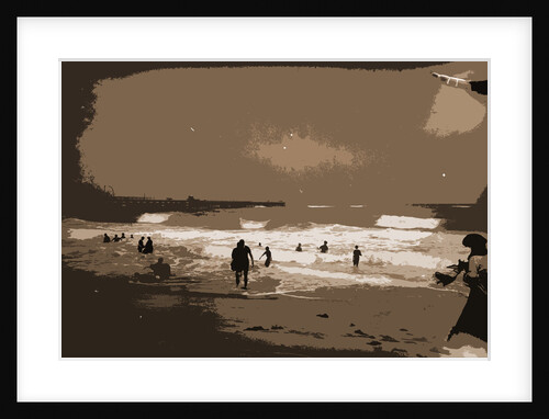 Surf bathing at Palm Beach, Florida by Anonymous