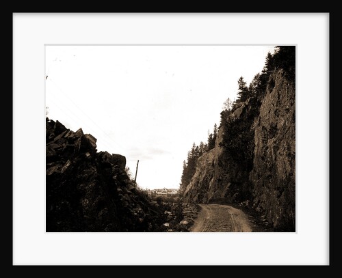 Gate of Crawford Notch from below, White Mountains by Anonymous