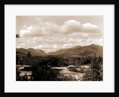 Franconia Mountains from North Woodstock, White Mountains by Anonymous