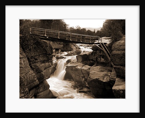 Upper falls of the Ammonoosuc, White Mountains by Anonymous