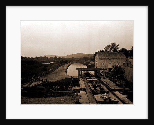 Morris and Essex Canal at Waterloo, N.J by Anonymous