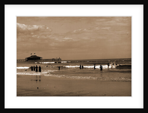 In the surf at Old Orchard, Maine by Anonymous