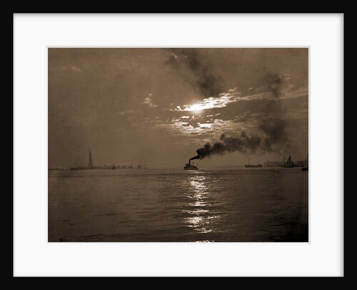 Sunset from the Battery, New York by Anonymous