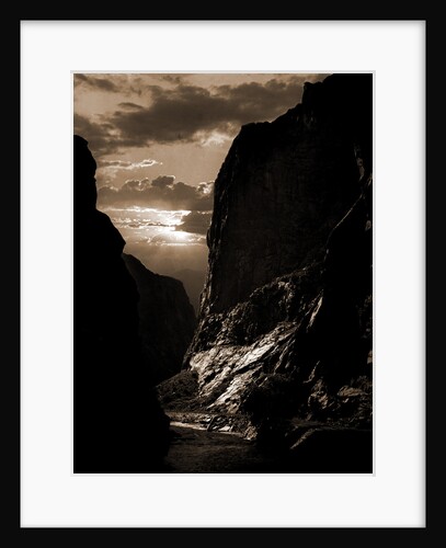 Sunset in the Royal Gorge, Col by Anonymous