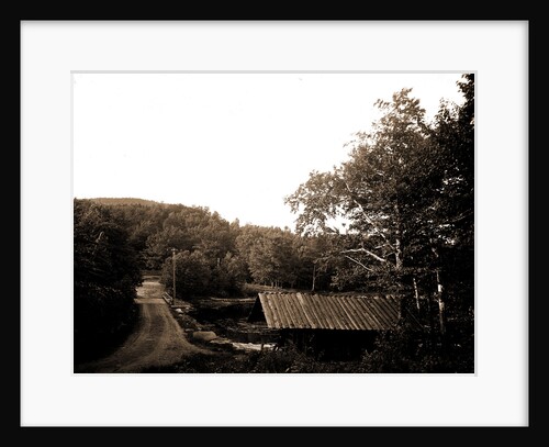 A Catskill Mountain toll gate, Toll roads by Anonymous