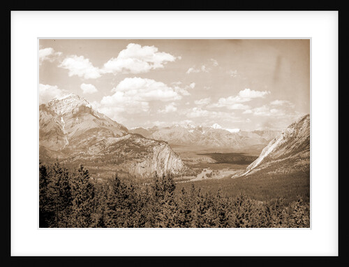 Down Bow Valley from Upper Spring, Banff by Anonymous
