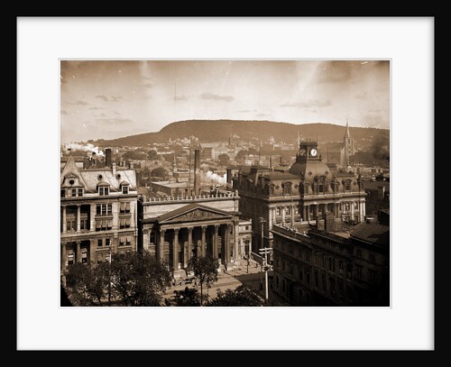 Montreal from the Church of Notre Dame, Plazas by Anonymous