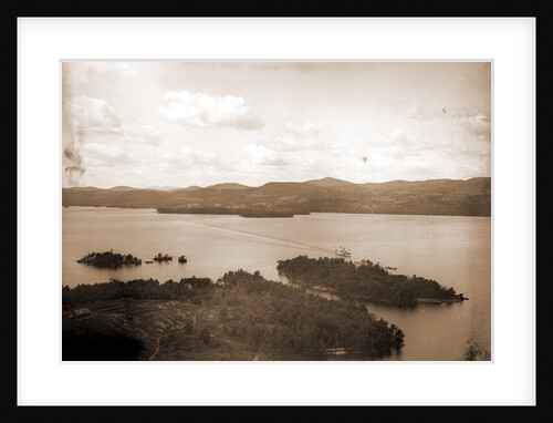 West from Shelving Rock, Lake George by Anonymous