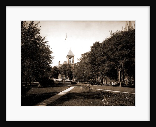 Court House and park, Plattsburgh by Anonymous