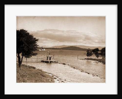 Endicott Rock and outlet, Lake Winnipesaukee by Anonymous