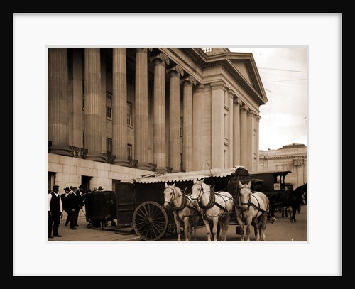 U.S. Treasury currency wagon, Washington by Anonymous