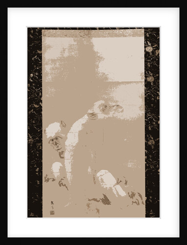 White monkeys, 1900 by Okio Maruyama
