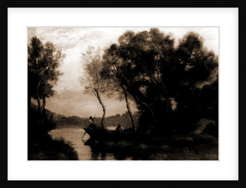 Just before sunrise by Jean-Baptiste-Camille Corot