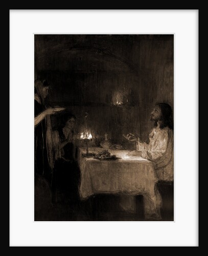 Christ in the home of Mary and Martha by Henry Ossawa Tanner